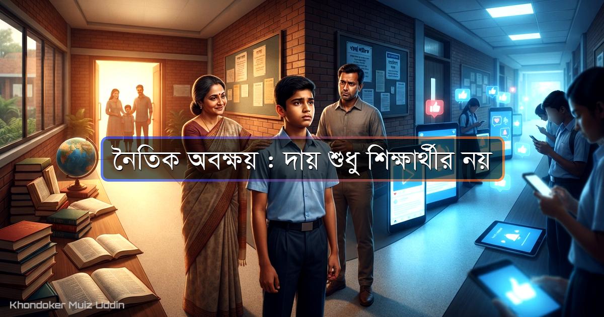 শিক্ষার্থীদের নৈতিক শিক্ষা ও মূল্যবোধ গঠনে পরিবার ও শিক্ষকের ভূমিকা